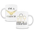Trend Setters Harry Potter Shes A Keeper Ceramic Mug, White TR127257